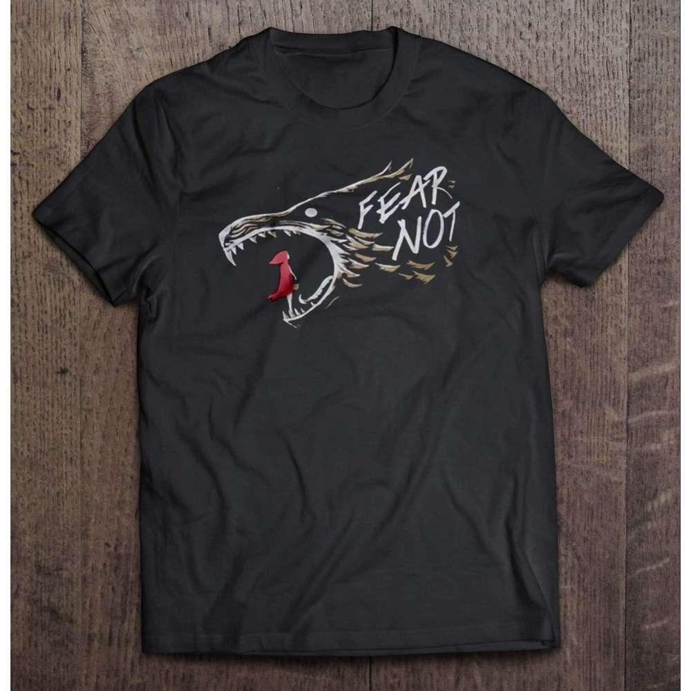 Fear Not Little Red Riding Hood Retro Quote Unisex T-Shirt